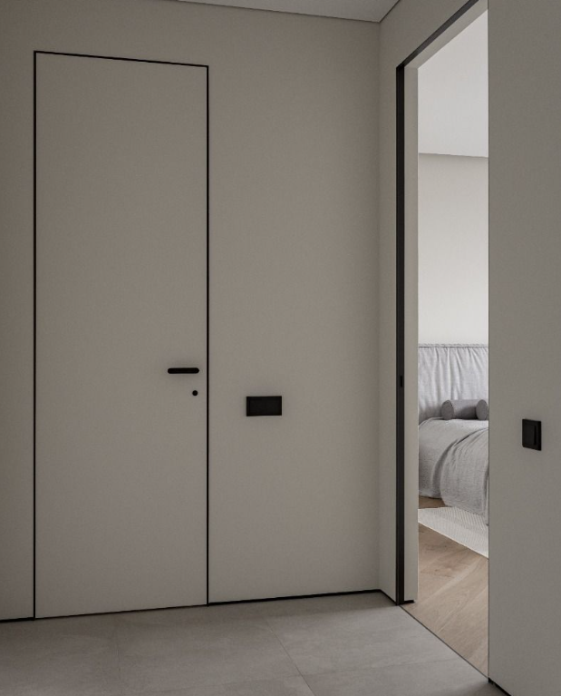 Скрытые двери под покраску: свобода дизайна.